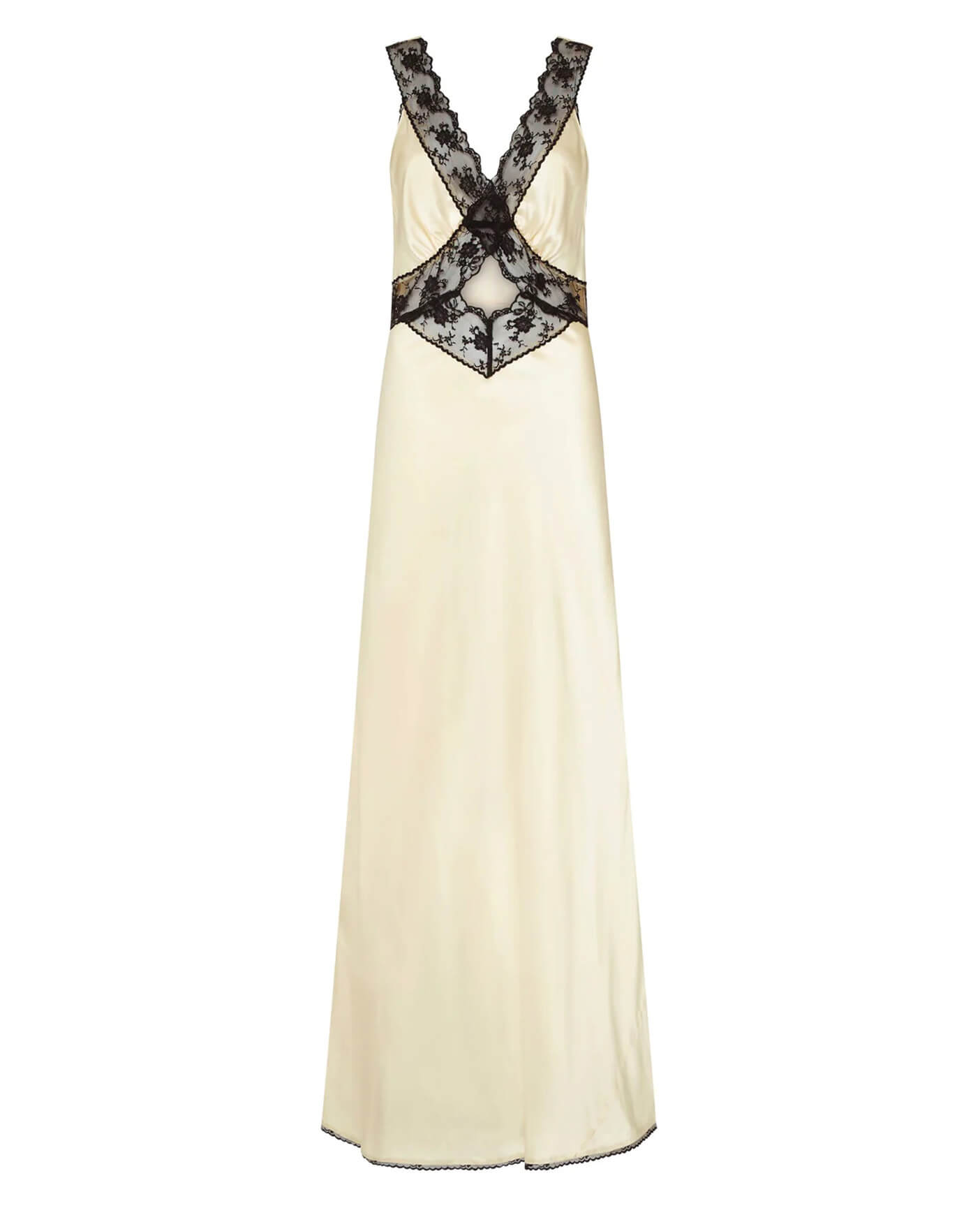 SIR Willa Cut Out Gown Dress Lemon Size 0