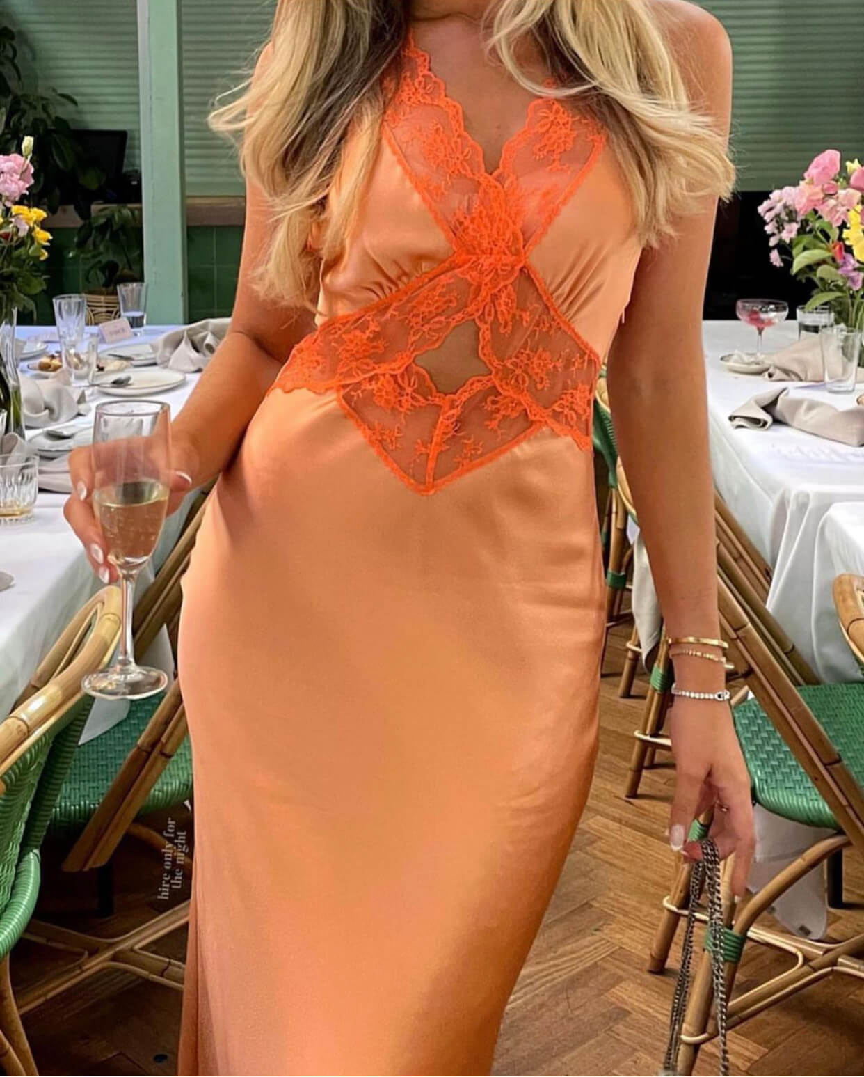aries cut out dress Gown Sir The Label - Aries