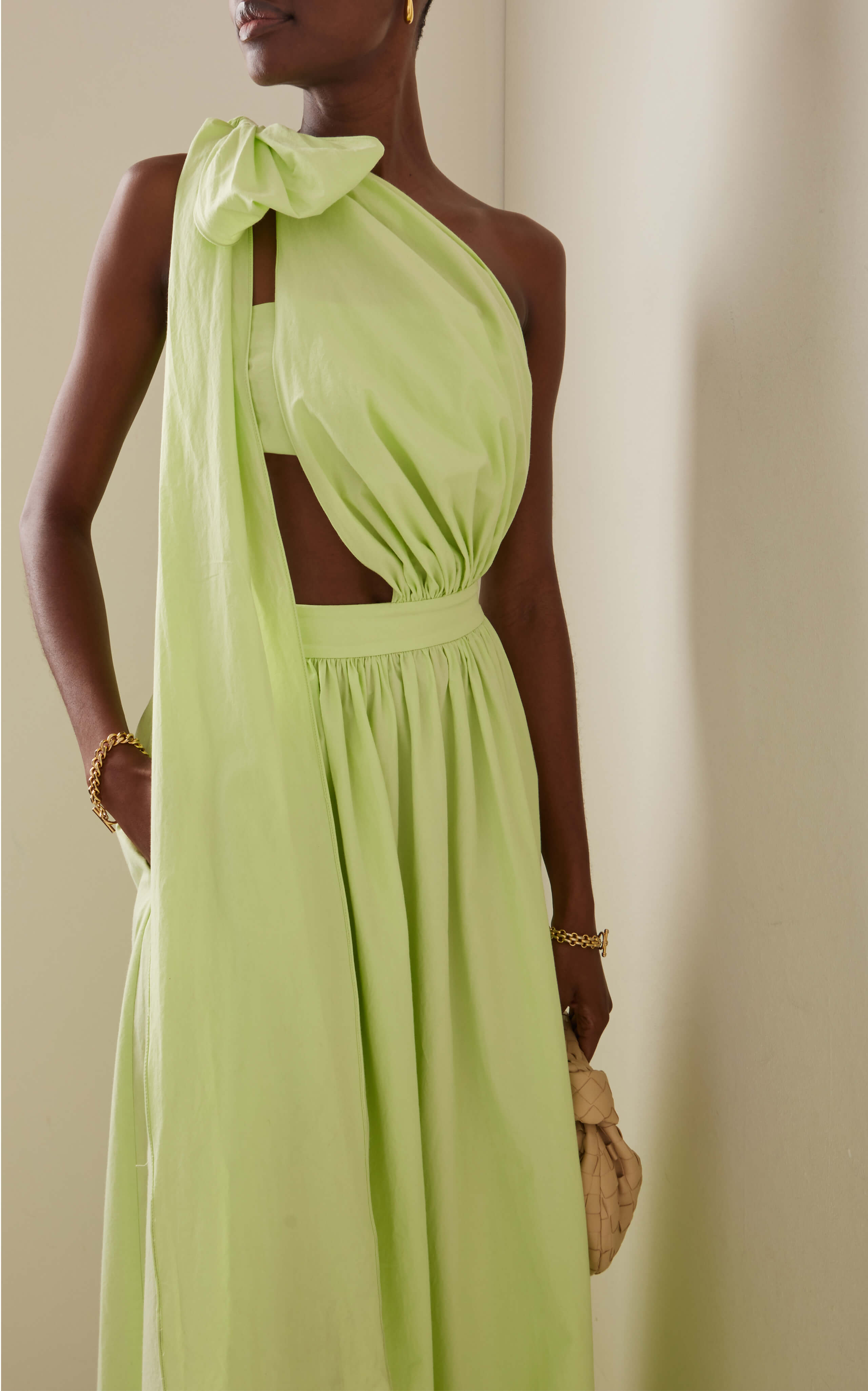 Bondi Born St Tropez Maxi Dress Green Size S