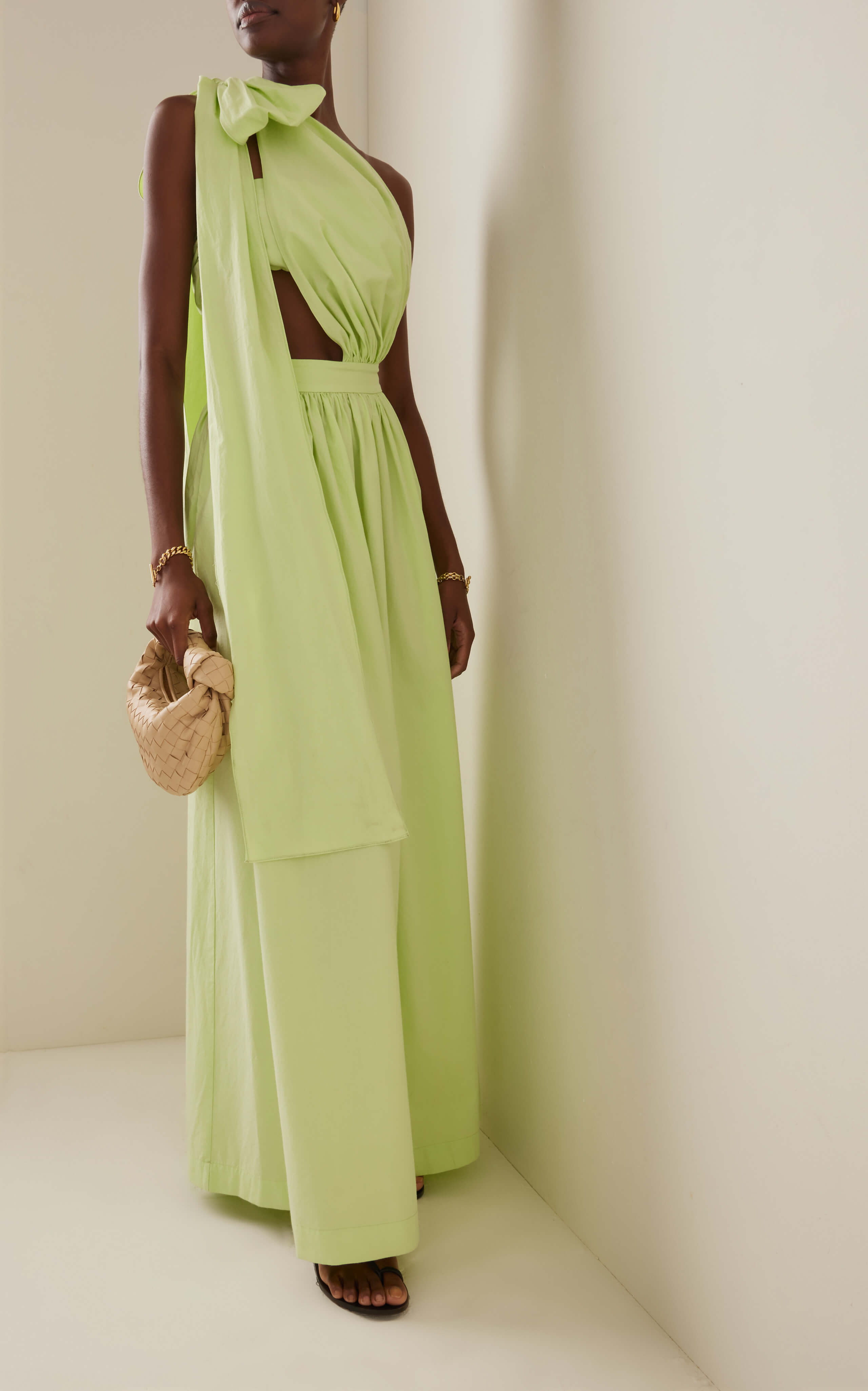 Bondi Born St Tropez Maxi Dress Green Size S