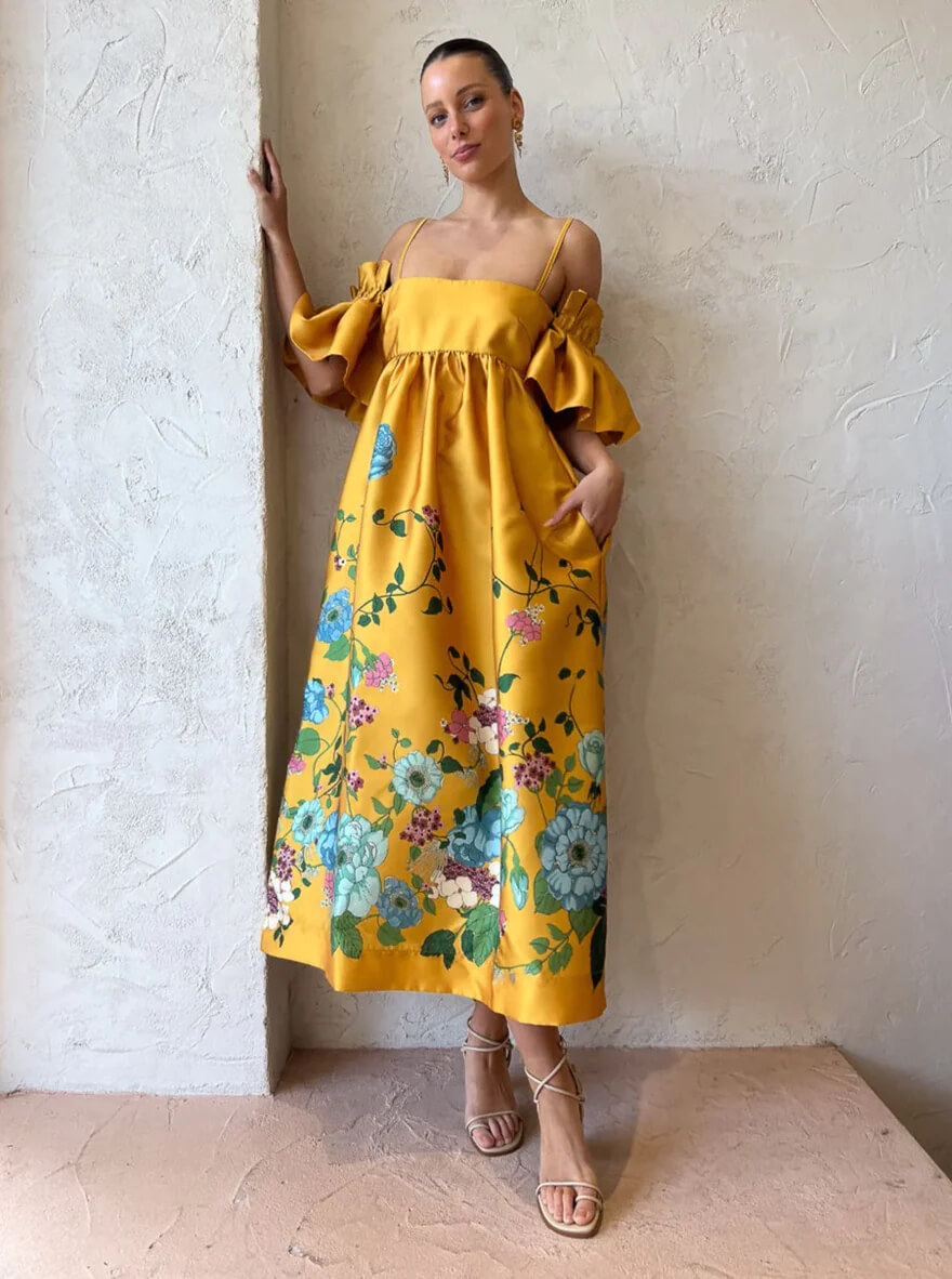 alemais dana midi dress DANA MIDI DRESS  Wilson and Hunter