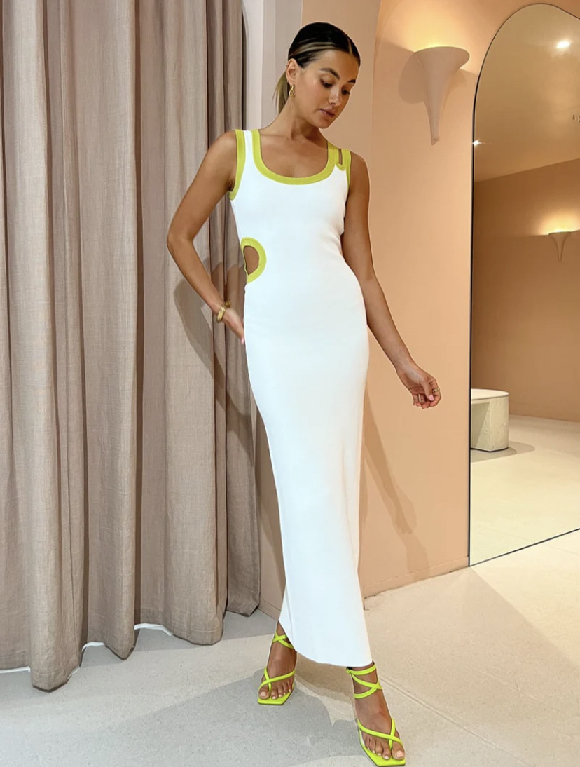 aje yellow cut out dress Simone Jacket Size 6 / XS mock-bridal Eritrean & Ethiopian Modern Size US (Men's):15+$20