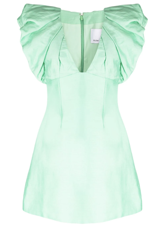 Acler Denare Dress Green Size 8