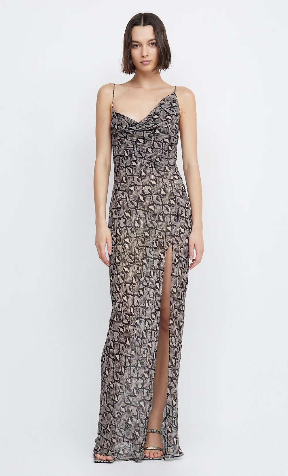 black midi elegant dress Elery Black Midi Dress - US 14