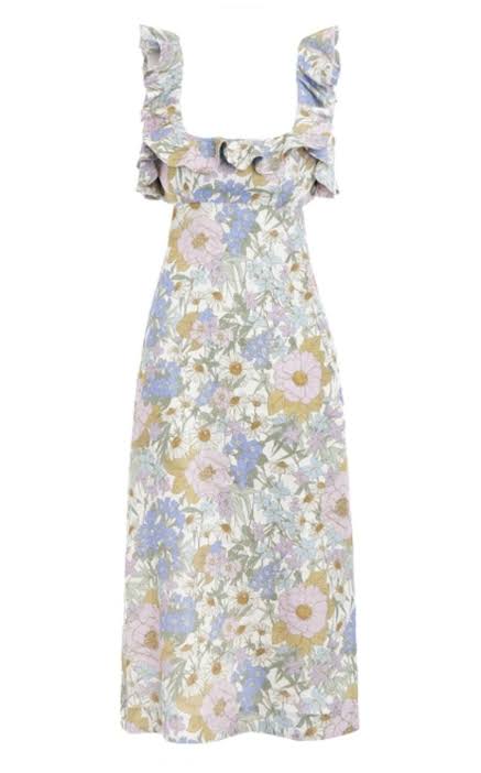super eight frilled midi dress Zimmermann - Super Eight Frilled Midi Dress