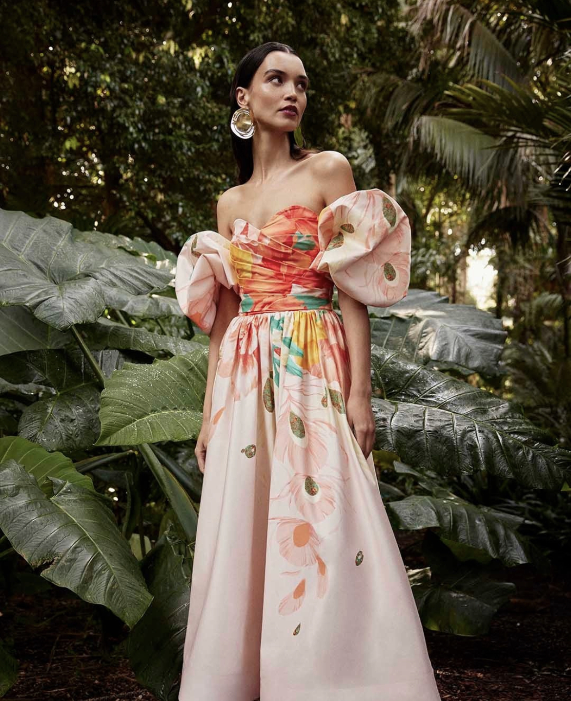 Leo Lin Maevis Midi Dress Euphoria Print Size 8, 10, 12, 14 & 16