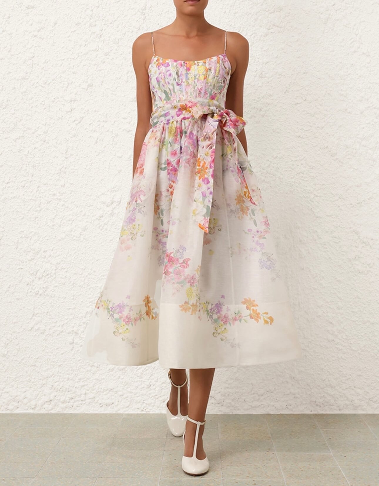 light pink dress for birthday Light Pink Tassel Long Prom Dress A Line Formal Dress Evening Dress 124 –  JulyProm main image 1