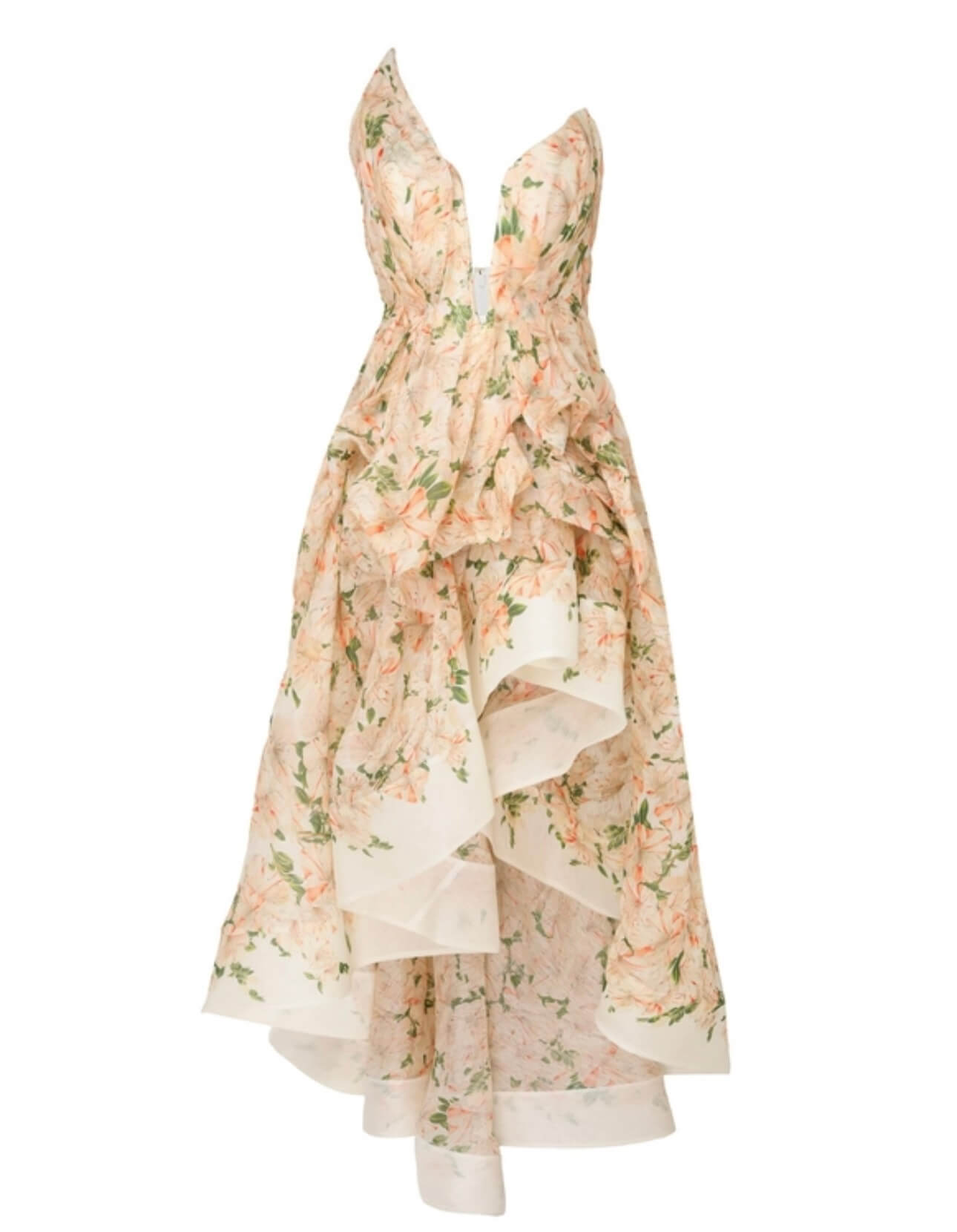 natura draped midi dress Zimmermann
