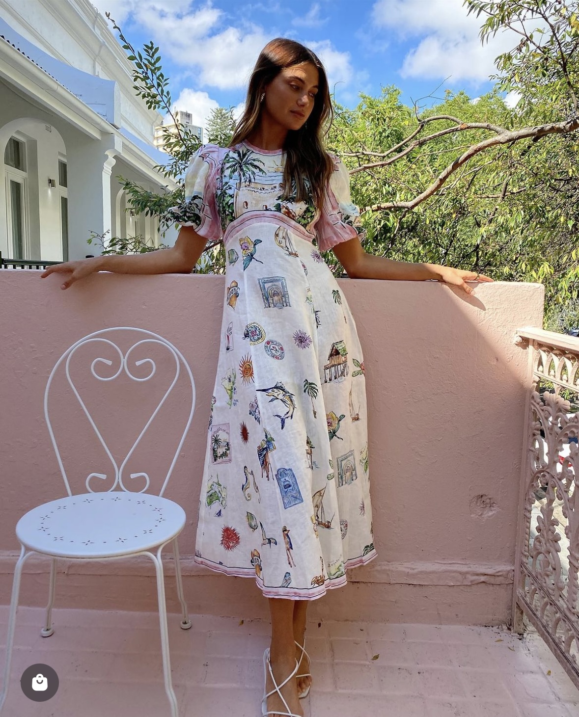 knee length dresses for ladies BATH HOUSE MIDI DRESS