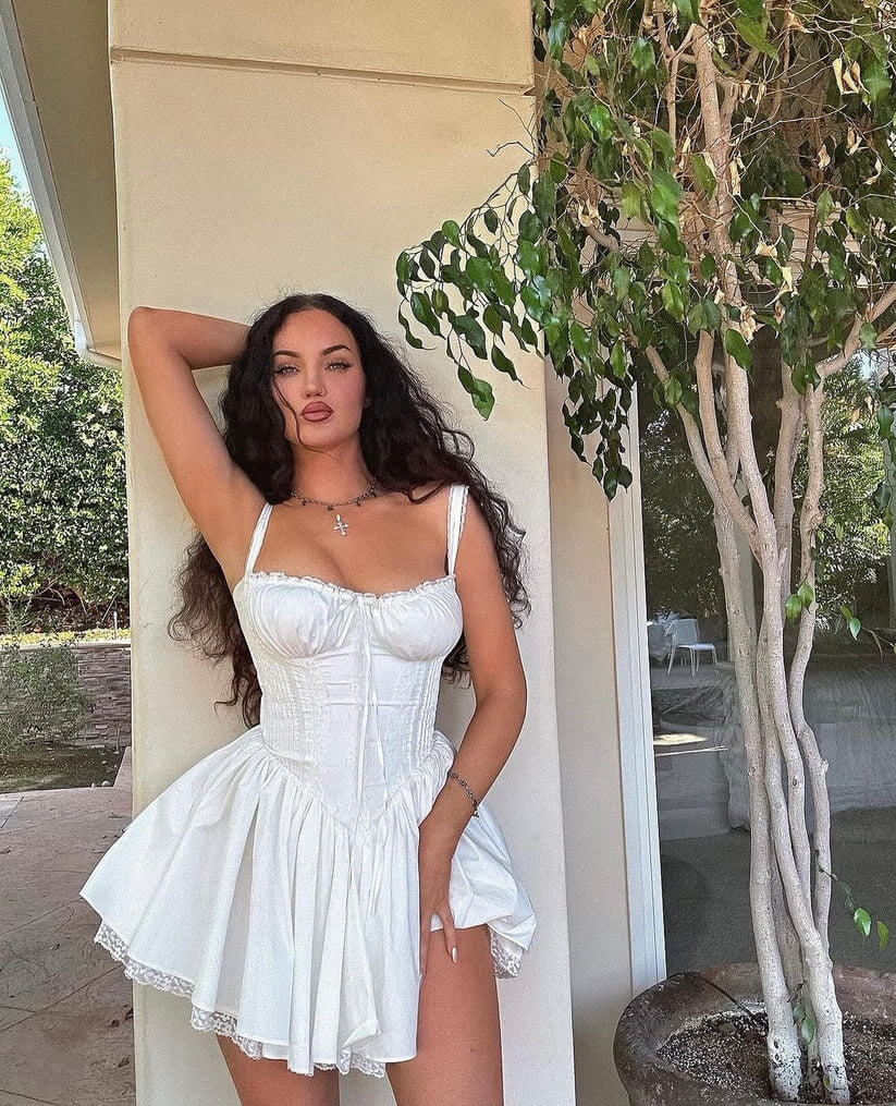 House Of CB Pietra Corset Dress White Size M / AU 10