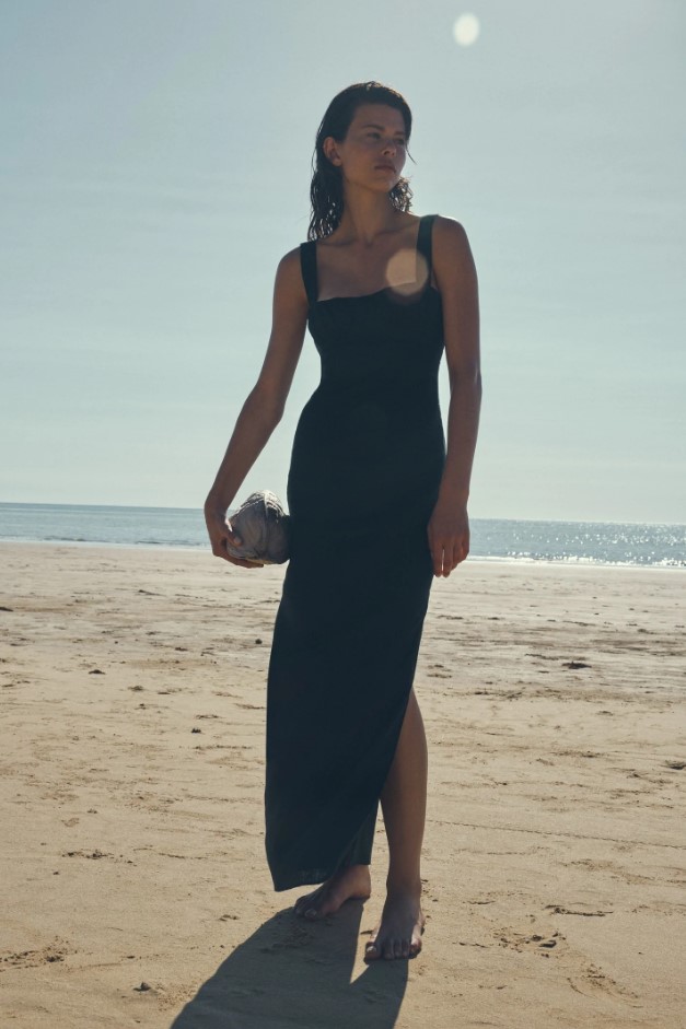 keyhole linen dress Linen Keyhole Dress