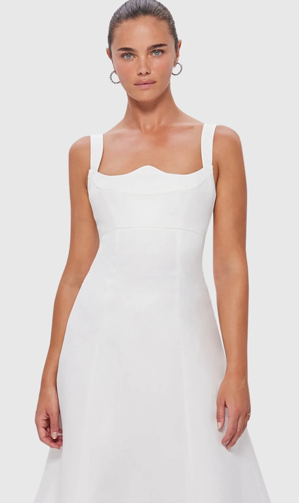 Leo Lin Odette Midi Dress Snow Size 8