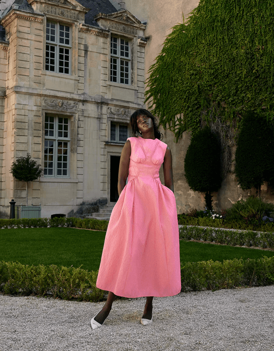 Rachel Gilbert Celia Dress Pink Size 8