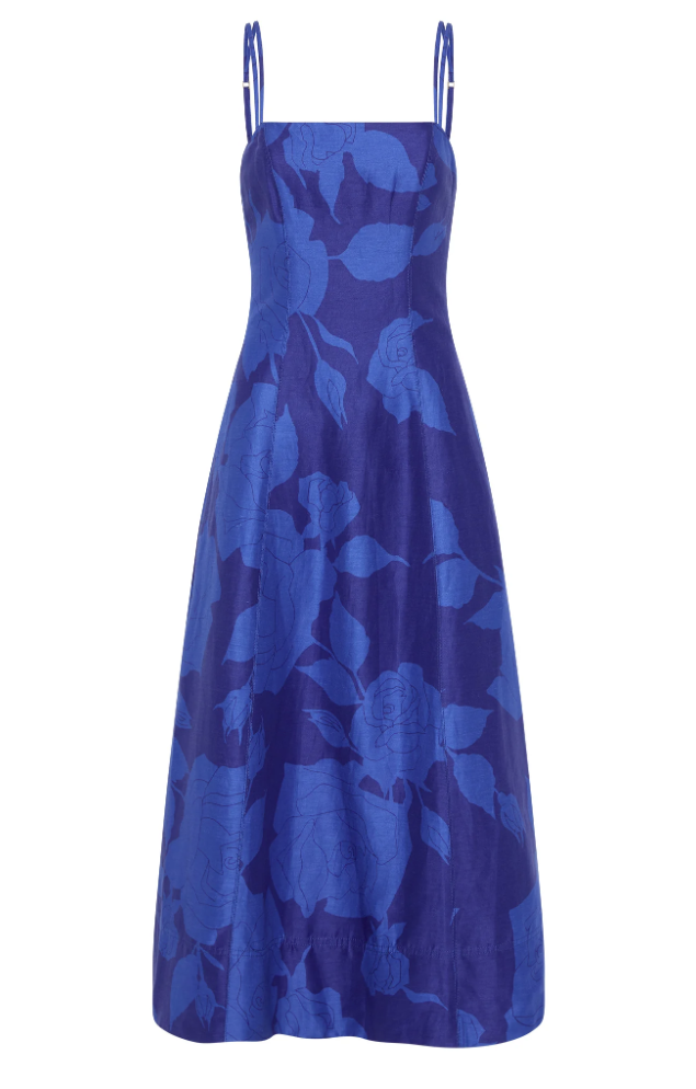 aje belonging flared midi dress Aje - Belonging Flared midi Dress by Aje