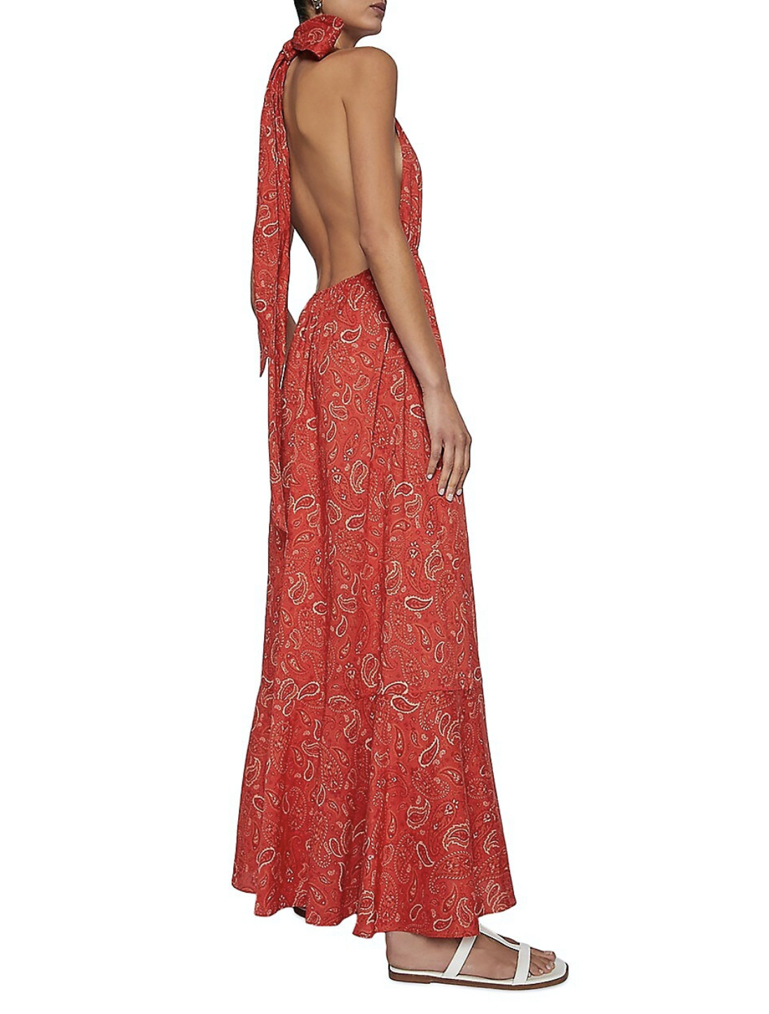 scanlan theodore silk print halter dress Shop Silk Evening Dresses Online