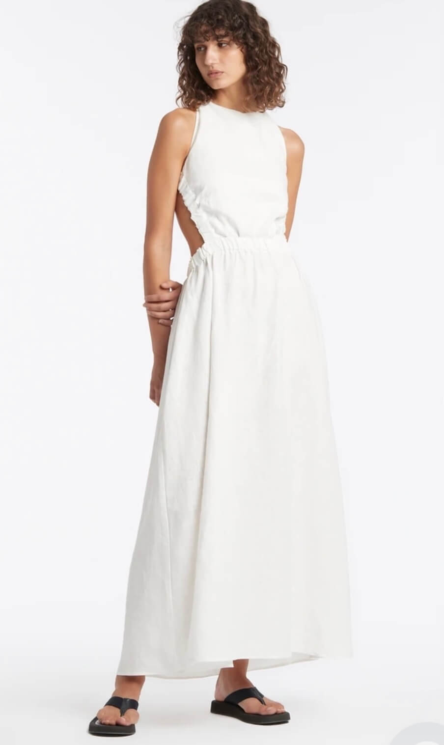 SIR Alena Maxi Dress White Size 0