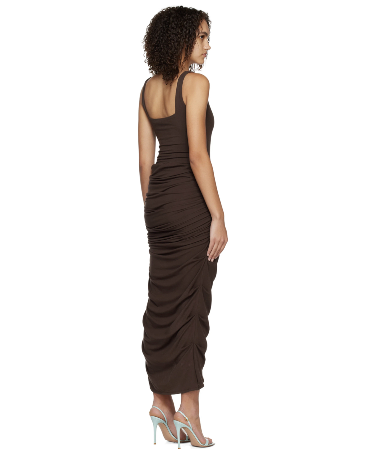 Paris Georgia Mariah Midi Dress Brown Size 6