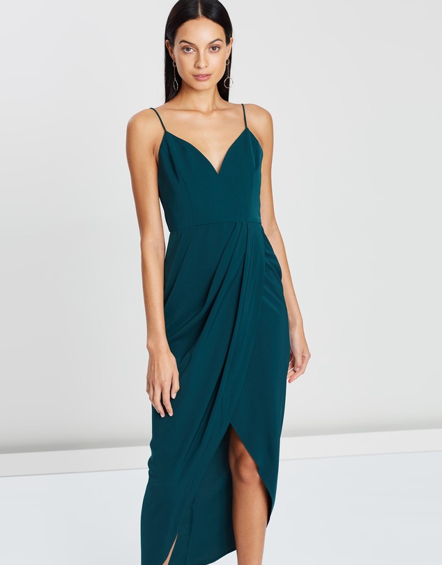 seaweed green dress REMAIN - Rue Maxi Dress