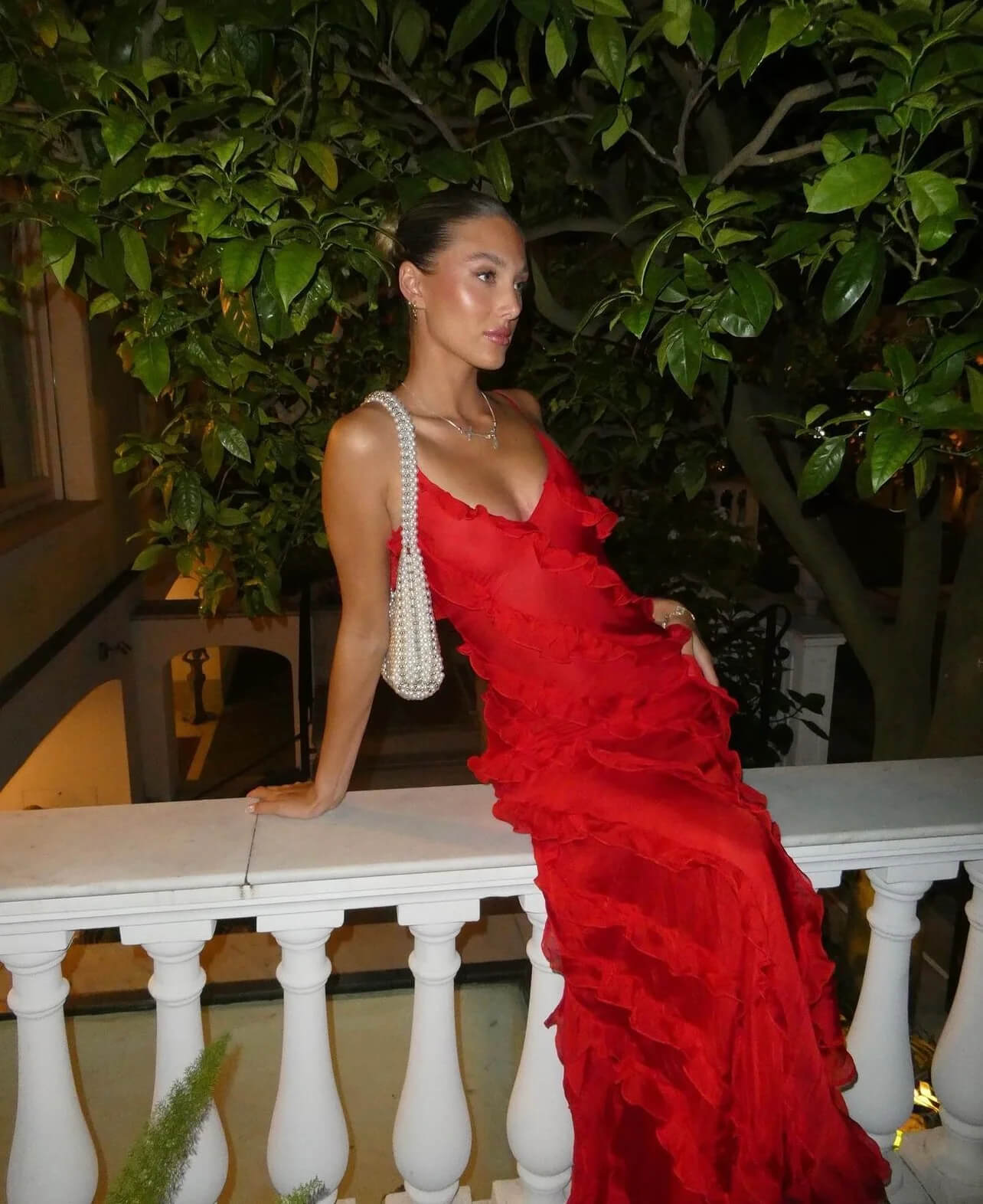 rat & boa red dress Cecelia Dress