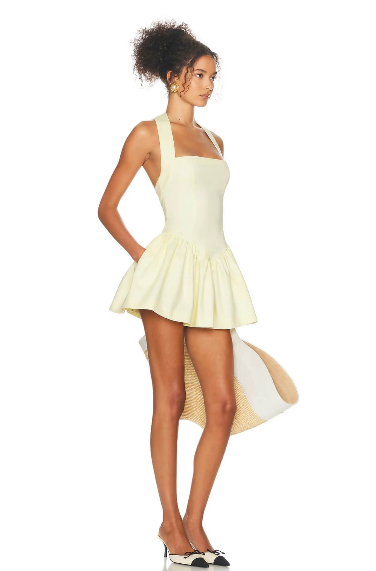 the lotta dress in cream helsa Helsa The Lotta Dress - Cream