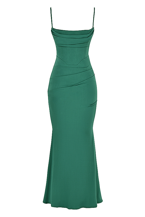 House Of CB Milena Dress Green Size S
