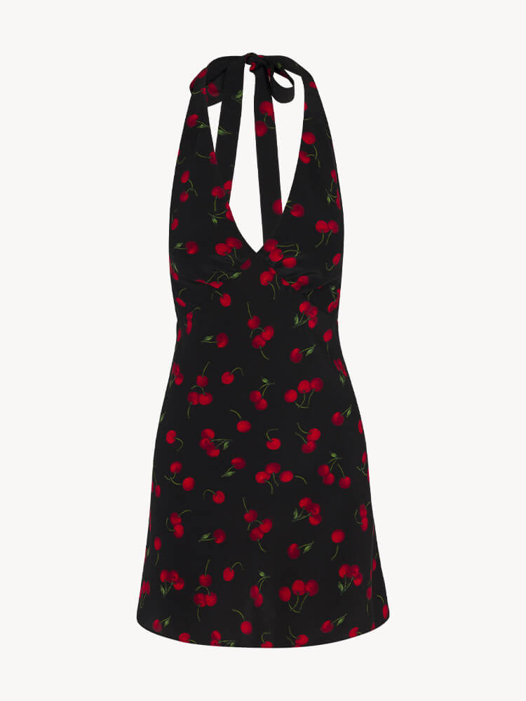 Realisation Par Leila Mini Dress Cherie Print Size XS