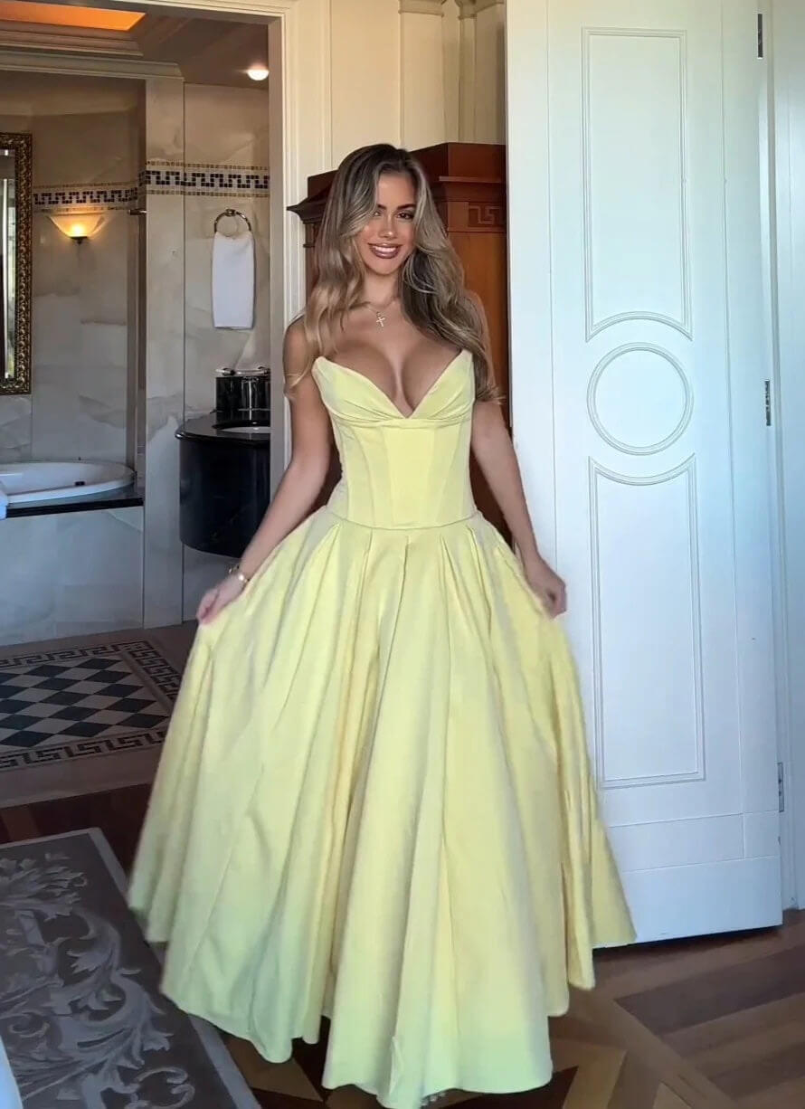 House Of CB Lady Tulle Midi Dress Yellow Size XS