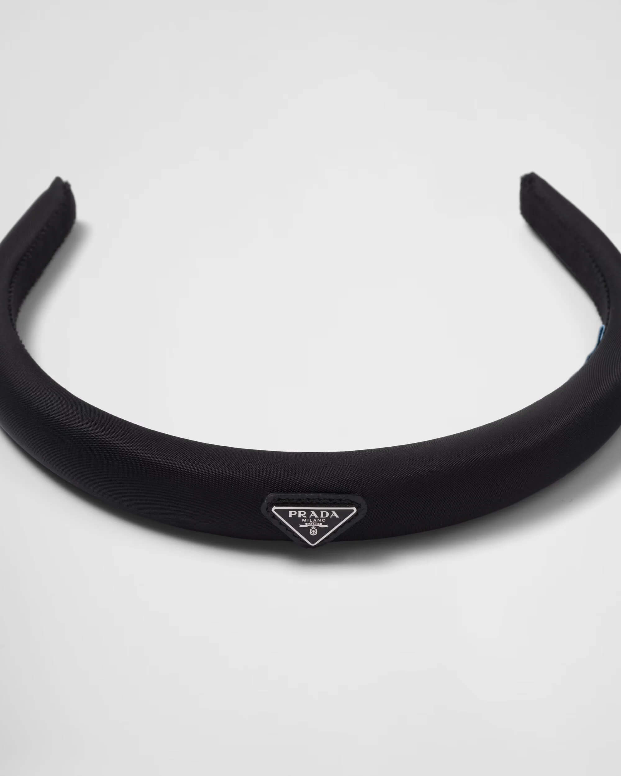 Prada Re-Nylon Headband Black