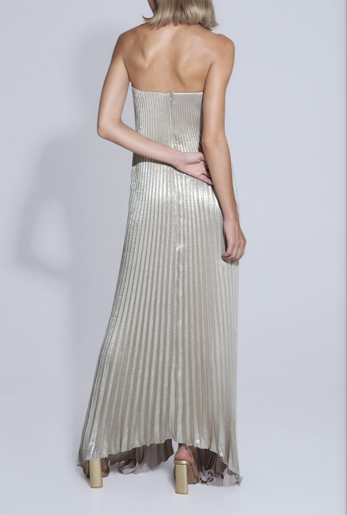 slim fit dress slacks Lidee Gala Gown in Marigold – Coco & Lola