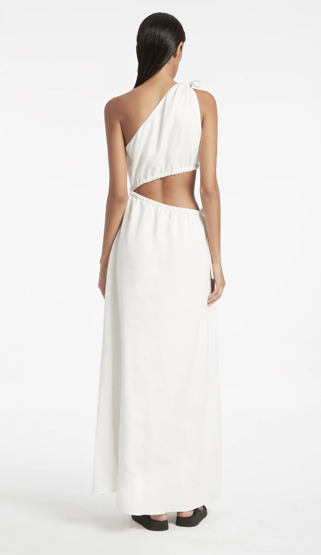 sir the label white cut out dress Sir The Label Ingrid Cut Out Dress Midi White | AU 8