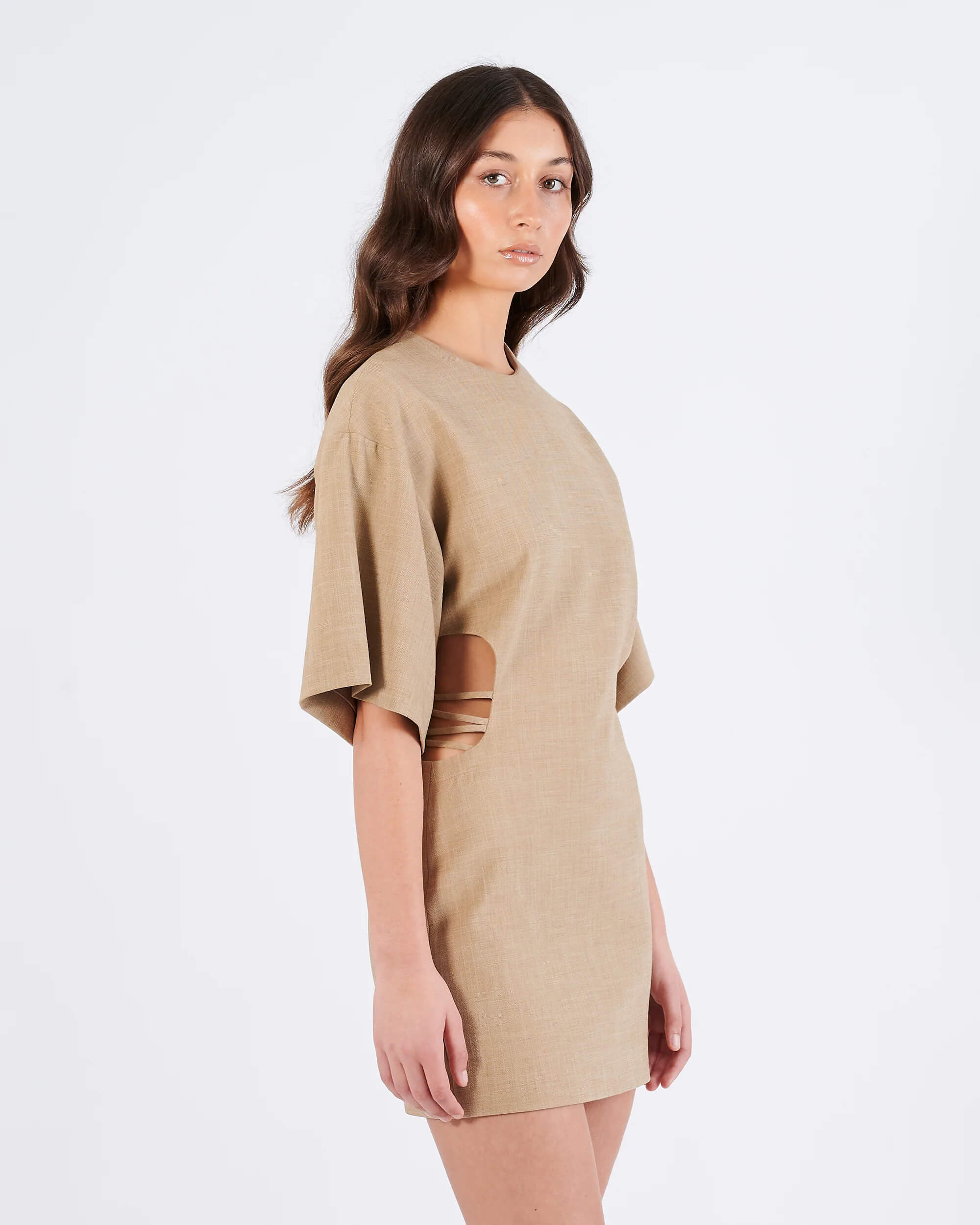 Camilla And Marc Fernando Mini Dress Brown Size 6
