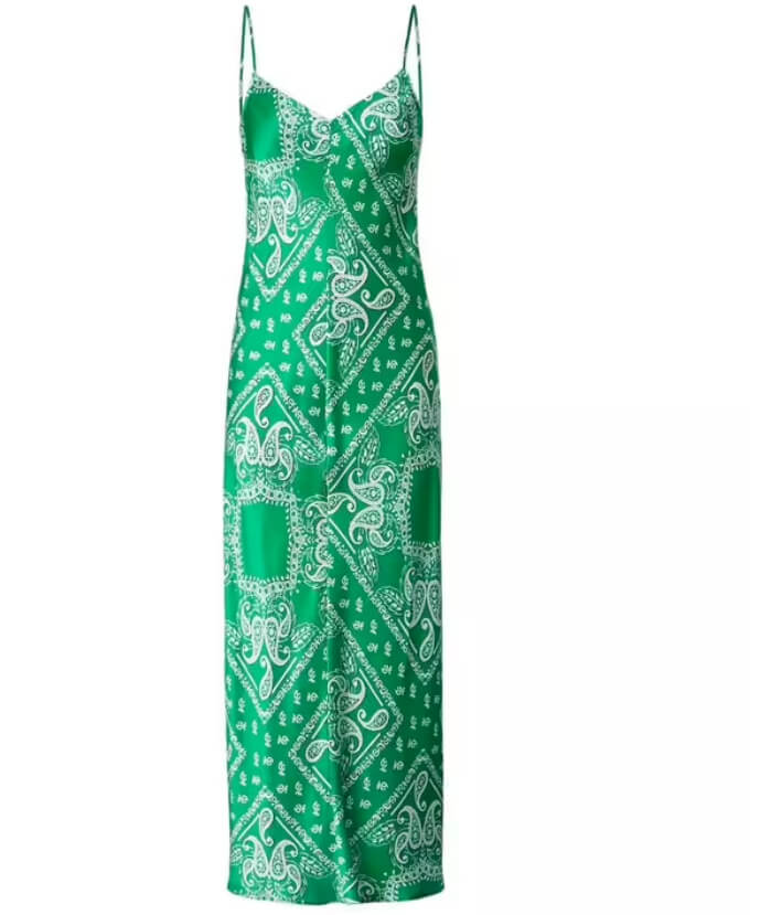 scanlan theodore silk bias slip dress Beautiful Scanlan Theodore Dress. Embrace effortless sophistication with  this Scanlan Theodore crossover wrap dress, beautifully accented with a  tortoiseshell buckle and tie waist detail. The warm tone and fluid  silhouette make it
