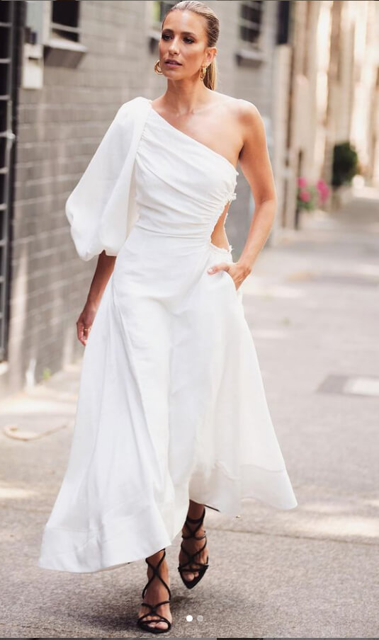 Aje Concept Dress White Size 10