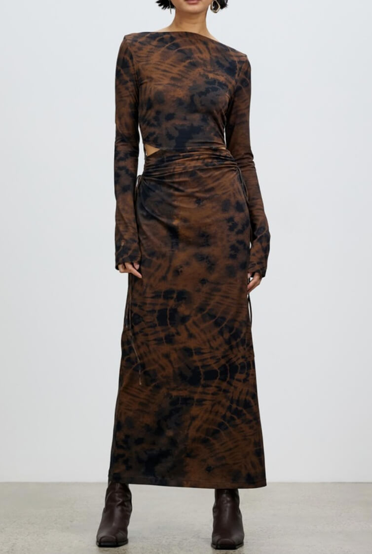 camilla and marc brown dress Camilla & Marc Anneli Maxi Dress – Restitched main image 1