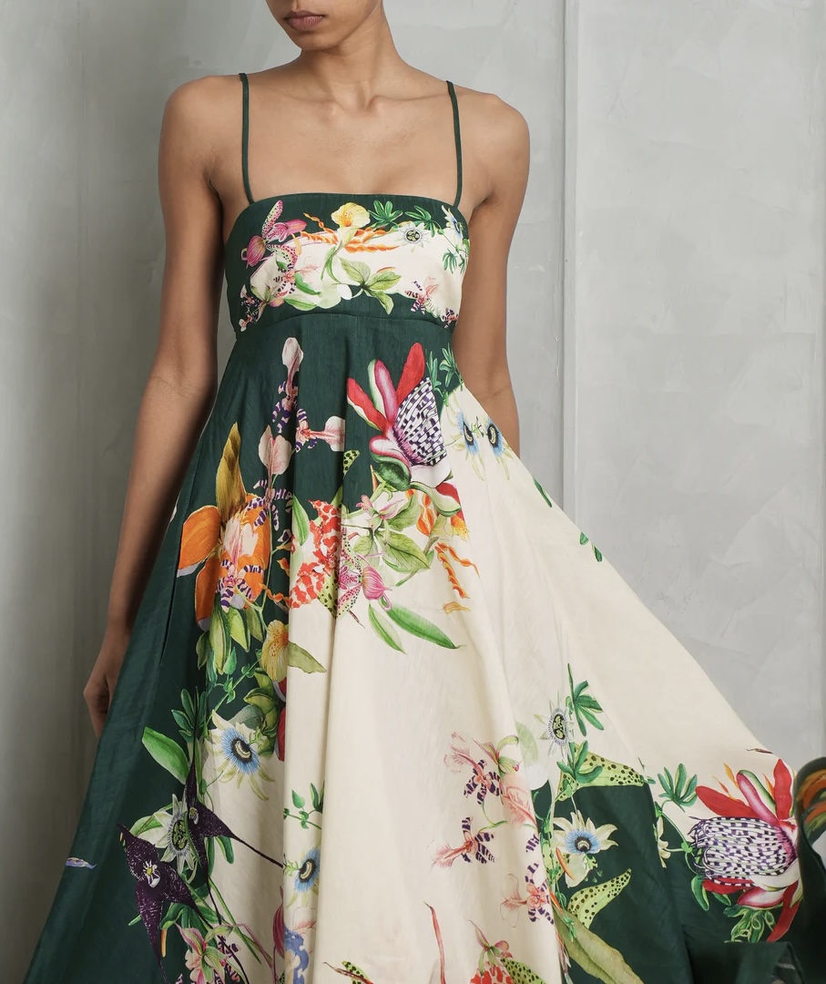 almais aggie sleeveless midi dress ALMAIS Aggie Sundress