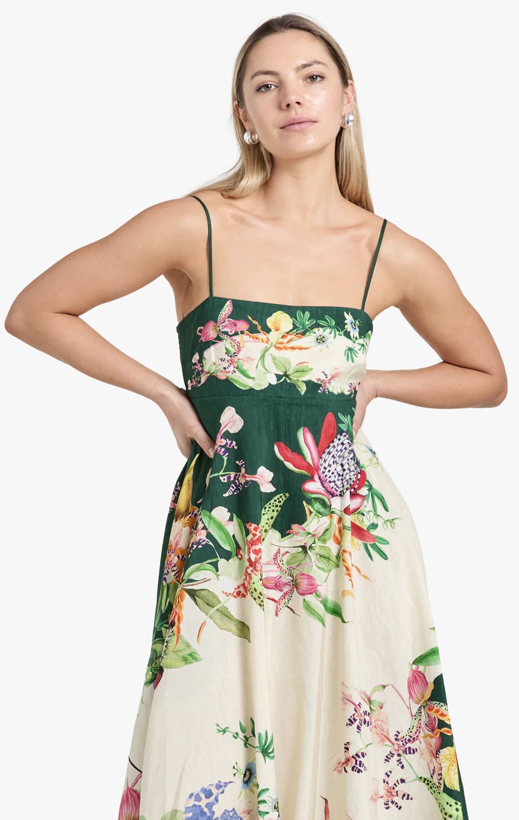 Alemais Aggie Sundress Green Size 14