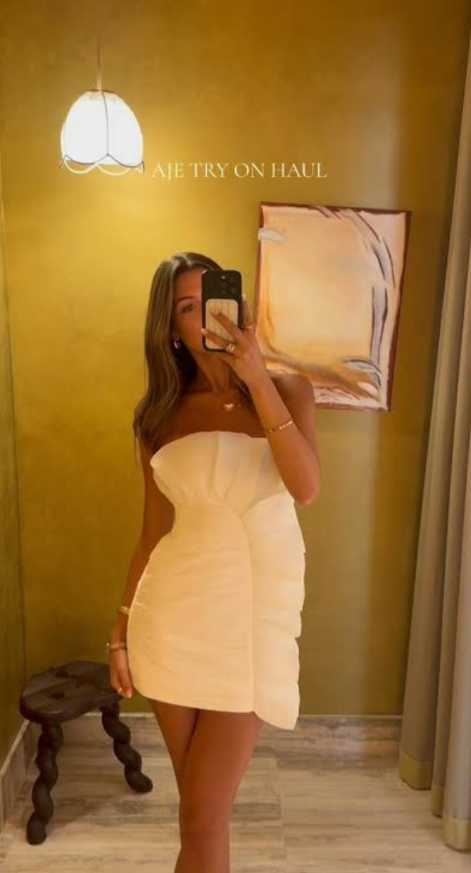 knee length dresses for ladies Pink High Neck Sleeveless Micro Ruffle Mini Dress