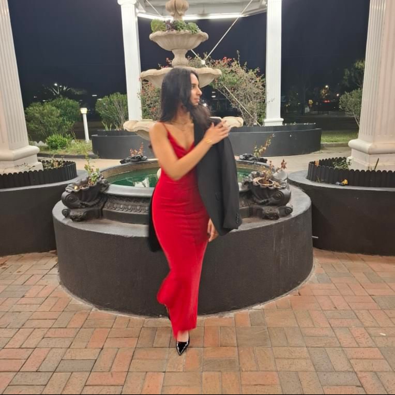 luvalot red dress Luvalot Body-Con Sparkle Dress Red Size 6