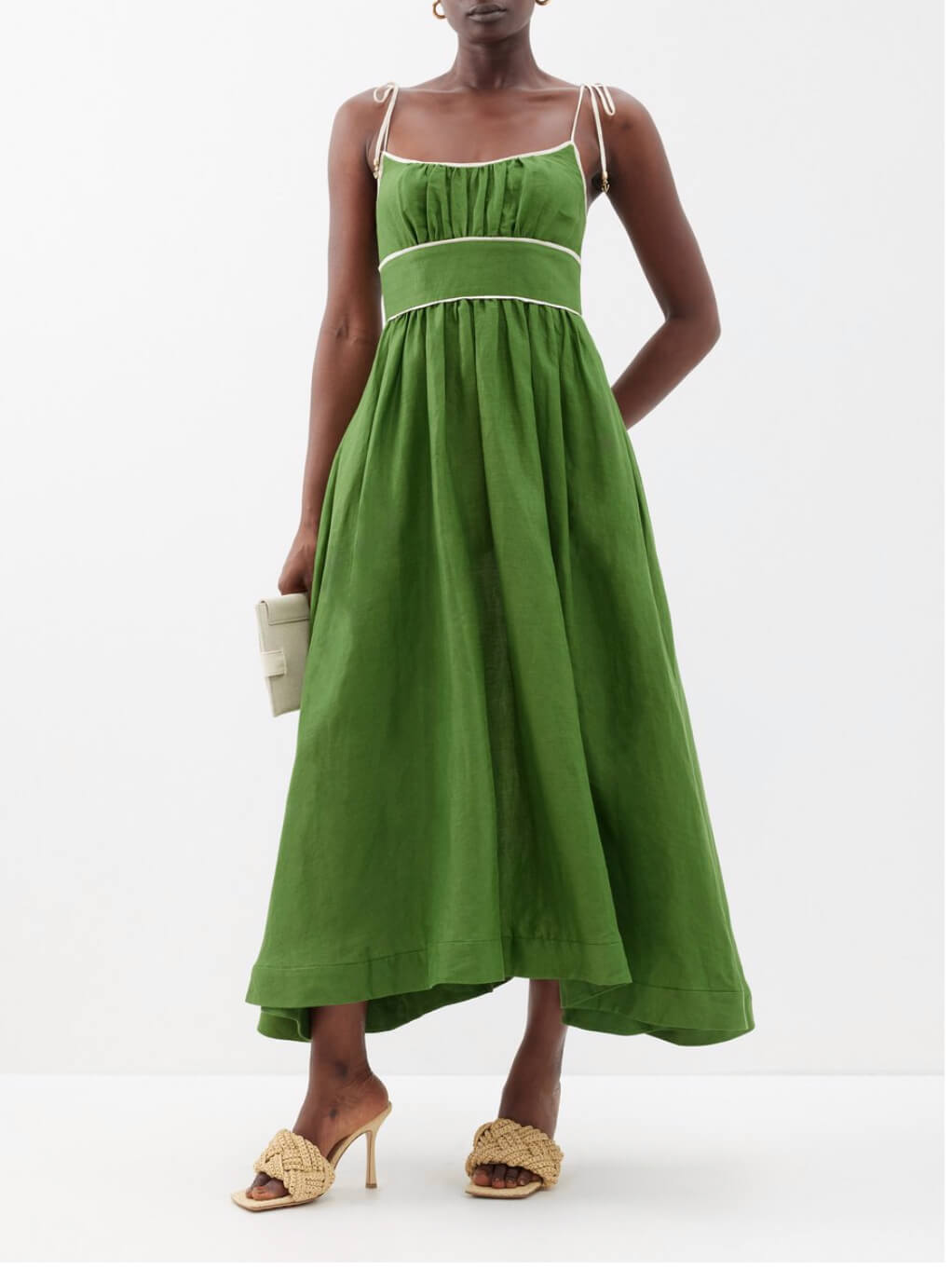 green picnic dress Alice Dress