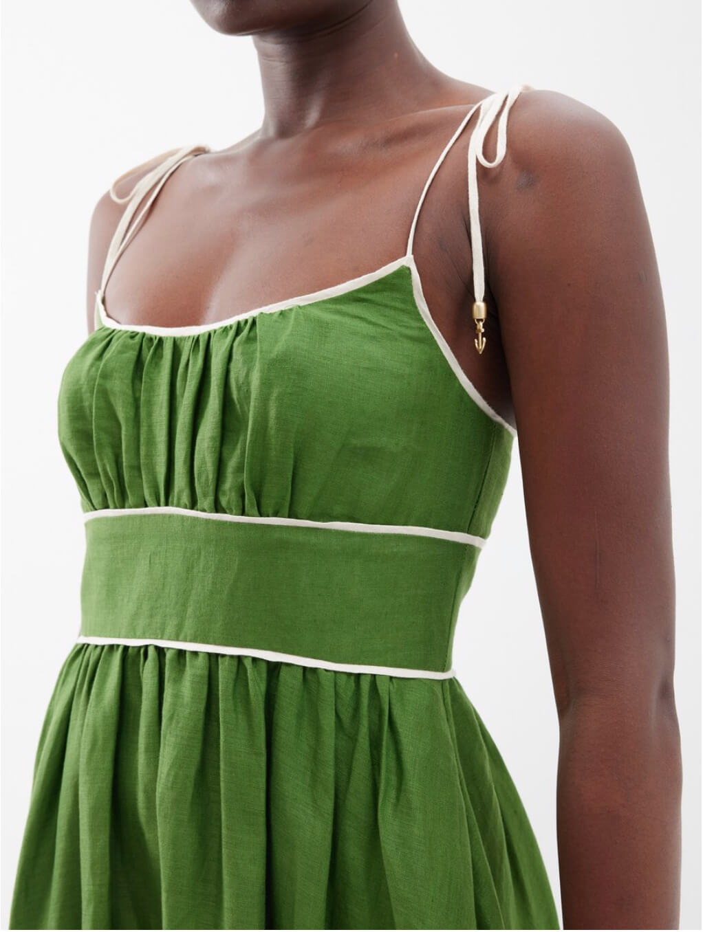 zimmermann alight picnic dress green Zimmermann Illuminate Picnic Dress Lemon Hydrangea main image 0