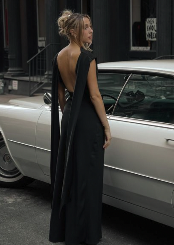 chinese dress ladies The Ultimate Muse Tie Neck Maxi Dress Butter Cream  Maxi Dresses